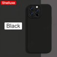 thumbnail image 1 of Pour iPhone 16 15 14 13 12 11 Pro Max Étui Shelluxe Carrée en Silicone Liquide Couverture Souple pour APPLE 11 12 13 Mini 14 15 16 Plus Étui Noires pour iPhone 11 ProMax, 1 of 6