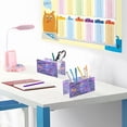 thumbnail image 6 of BZSMCE Acrylic 4 Compartments Pencil Holder Organizer Makeup Brush Holder In Starry Butterfly Night Pattern, 6 of 6