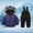 Blue, variant on Snow Suit for Kidss 2 Piece Warm Windproof Kids Ski Jacket and Snow Bibs Kids Sets Kids Boy Coat 5-6 Years