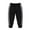 Black, variant on Godderr 3-12 Years Boys Girls Solid Color Sweatpants for Toddler Kids,Spring Fall Cargo Pants Sweatpants,Cotton Sweatpants