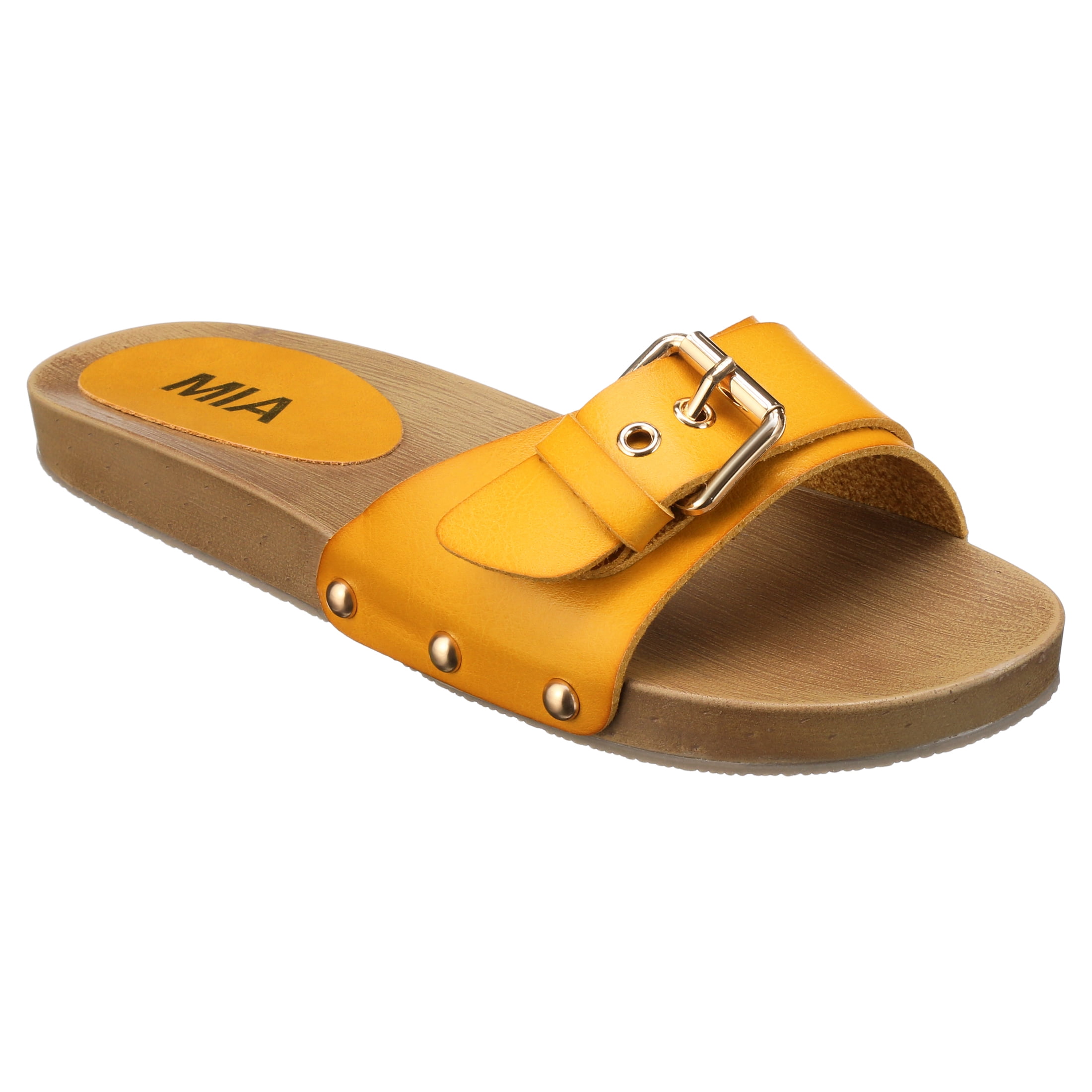 MIA Women's Thia Buckle Clog Slide Sandal