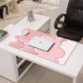 thumbnail image 3 of Pink White Cloud Camouflage&nbsp;desk Mouse Padwaterproof,rubber+multispandexwashable the Camouflage SeriesmousepadsDesk Pad for Office Home Game 31.5x15.7inches, 3 of 7