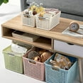 thumbnail image 3 of estilo Petit Panier De Rangement Rectangulaire, Blanc Vintage, 3 of 5