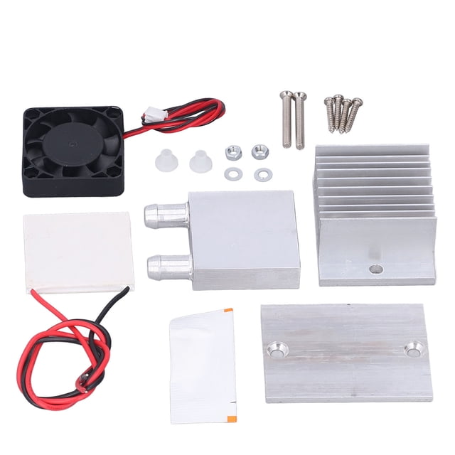 Module de Réfrigération à Grande Vitesse, Module de Refroidissement Portable Radiateur de Voiture Refroidisseur d'Eau Semi-Conducteur Réfrigération Feuille Petit Kit de Bricolage 12V, Refroidisseur de Réfrigération Kit de Bricolage Dispositif Mini