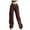 Coffee, variant on IROINNID Cargo Pants for Women Summer Long Pants with Loose Fitting Waistband Work Suit Straight Leg Pants,Black