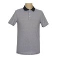 thumbnail image 1 of Playera Polo George Talla G Manga Corta de Rayas Blanco con Negro, 1 of 4