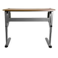 thumbnail image 7 of Flash Furniture Berkley Adjustable Drawing and Drafting Table with Pewter Frame, 7 of 7