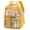 Yellow, variant on LISINUO Clear Backpack,Heavy Duty PVC Transparent Backpacks Stadium Approved,School Book Bag(Purple)