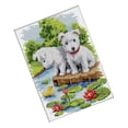 thumbnail image 2 of Counted Cross Stitch s Cross-Stitch Pattern Animals Dogs with Printed Fabric 11ct, 2 of 8