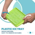 thumbnail image 6 of Ice Cube Tray With Lid and Bin- Silicone Ice Tray For Freezer | Comes with Ice Container, Scoop and Cover | Good Size Ice Bucket (Green), 6 of 8