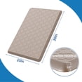 thumbnail image 2 of GALMAXS7 Kitchen Mat Anti Fatigue Mats for Kitchen Khaki Kitchen Rug Memory Foam Ergonomic Rug 20"x 30", 2 of 10