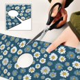thumbnail image 6 of Yayeee Faucet Mat for Kitchen Sink 30" Diatomite Long Splash Guard Pad, Green Daisy Pattern, 2 Pack, 6 of 7