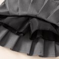thumbnail image 4 of THDHVS Uniform Skirts for Girls,Girls Skorts,Toddler Girls Pleated Skirt Baby Girls Uniform Skirt Built in Shorts Tennis Casual Skorts for Little Kid Gray 7-8 Years, 4 of 5