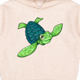 thumbnail image 3 of Inktastic Sea Turtle with Swirls Toddler Hoodie, 3 of 4