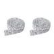 thumbnail image 1 of Toystoory Bling Stickers Tape Trim Decoración de resina Cristal Plata 1 Yarda 2.5 cm 2Conjunto, 1 of 6