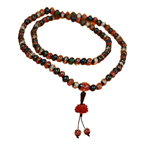 108/36 Mala Beads Bracelet Healing Gemstone Yoga Meditation Hand Mala Prayer Bead Necklace