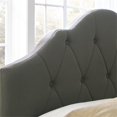 thumbnail image 5 of Home Fare Upholstered Headboard Charcoal Fabric Full Queen, 5 of 5