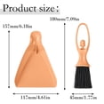 thumbnail image 3 of Mini Dustpan Brush Set, Small Broom for Desk Keyboard, Handheld Quick Cleanup Tools, for Kitchen Table Corner, Pets Nest, Sofa, Table Whisk Brooms Sweep, Dustpan and Brush Combo, 4.6x7 inch, 3 of 7