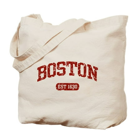 Canvas Large Boston Bag - CafePress - Boston EST 1630 - Natural Canvas Tote Bag, Cloth Shopping Bag