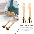 thumbnail image 3 of 1 Pair Handheld Bell Toys Hand Bells Percussion Instrument Children Musical Toys, 3 of 8
