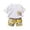 Yellow, variant on Toddler Boys Summer Outfits Camouflage Cool Casual T-Shirt and Shorts 2Pcs Sports Outfits Set Size L/100 ,Orange