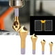 thumbnail image 5 of Herramienta avellanadora con recubrimiento de titanio, 4 piezas, juego de brocas avellanadoras de 90 mm de alta velocidad para madera, metal y plástico, 5 of 8