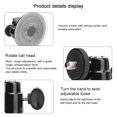 thumbnail image 3 of Ball Head Rotatable Strong Adsorption Metal+Plastic Suction Cup Mount Vehicle-Mounted Holder 500g Load-Bearing for Automobile Data Recorder Data Recorder Black, 3 of 7