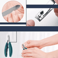 thumbnail image 5 of Kit De Herramientas De Uñas Encarnadas Cortauñas 17pcs Negro con Azul, 5 of 5