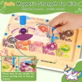 thumbnail image 4 of Laberinto magnético de colores y números con unicornios Winnrok para niños de 3 a 5 años, 4 of 7