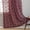 Burgundy-52"W x 108"L (Pack of 2), variant on Burgundy 52"W x 54"L (Pack of 2) Vintage Lace Sheer Curtain Panels