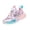 Pink, variant on Little Girls Rotary Buckle Sneakers Breathable Mesh Butterfly Decor Non Slip Lightweight Running Athletic Shoes Pink 30