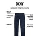 thumbnail image 2 of Pantalones DKNY Ultimate Stretch Ajuste Slim Elegantes para Hombre en Azul Marino, 2 of 6