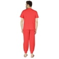 thumbnail image 4 of Inkmeso SolidPajama Set For Mens Short Sleeve Sleepwear Round NeckNightwearPj Set, 4 of 7