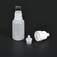 thumbnail image 3 of Uxcell 0.34 oz Small Mouth Empty Squeezable Drop Bottles Plastic White 10 pcs, 3 of 6