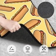thumbnail image 3 of Fotbe Hot Dogs Juego de 4 Tapetes para Auto con Estampado – Alfombrillas de Goma Reforzada, Diseño Antideslizante, Protección para Todo el Año – Vehículos, Autos, Camionetas y SUVs, 3 of 7
