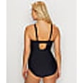 thumbnail image 2 of Women's Pour Moi 6012 Splash Padded Underwire Control One Piece Swimsuit (Black 38D), 2 of 4