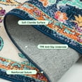 thumbnail image 4 of Jamfeel Small Area Rugs Floral Print Washable Doormat Non-slip Carpet for Entryway Kitchen Bedroom, 2'x3', Orange, 4 of 5