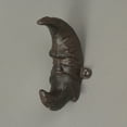 thumbnail image 2 of Upper Deck LTD Brown Cast Iron Moon Face Wall Hook Towel Hanger (Set of 4), 2 of 3