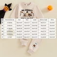 thumbnail image 4 of GCETTIC Cute Baby Boy Outfits Toddler Baby Boy Clothes Long Sleeve Sweatshirt Pants Set Fall Winter Outfits Beige,0-3 Months, 4 of 9