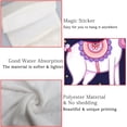 thumbnail image 5 of Hanging Towels 1 Pcs, Dish Towels Unicorn Standing on a Rainbow Absorbent Hand Towels with Hanging Loop Washcloth for Bathroom Kitchen, 5 of 6