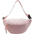 thumbnail image 1 of LHSHID Fleece Sherpa Crossbody Bags for Women Mini Everywhere Belt Bag Trendy Fashionable Cute Waist Pouch Cute Bum Hip Waist Pack Travel Chest Bag (White), 1 of 9