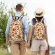 thumbnail image 4 of Disketp Burger print Canvas Backpack Lightweight Travel Daypack Student Rucksack Laptop Backpack-Medium, 4 of 5