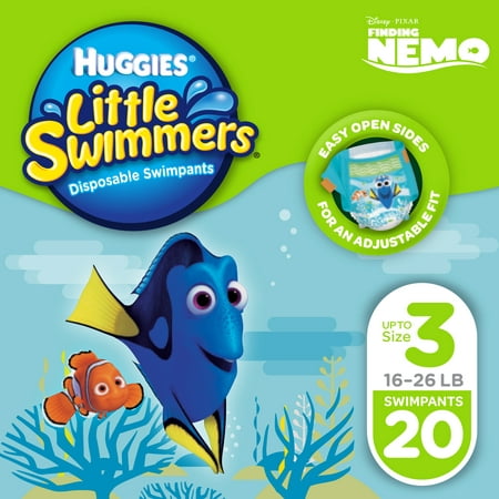 HUGGIES Little Swimmers Disposable Swim Diapers, Size Small, 20 (Best Eco Disposable Diapers)