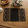 thumbnail image 6 of Gothic Lace Placemat - Halloween & Christmas Dinner Party Table Setting Accessories, 6 of 9