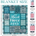 thumbnail image 5 of Best Friend Blanket, Best Friend Birthday Gifts for Women, Gifts for Best Friend Women, Bestie Gifts for Women, Friendship Gifts for Women, BFF, Besties, for Friend Throw 60" X 50", 5 of 5