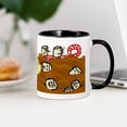 thumbnail image 4 of CafePress - Marshmallows Drowning In Hot Chocolate Mug - 11 oz Ceramic Mug - Novelty Coffee Tea Cup, 4 of 6