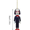 thumbnail image 3 of Adornos para árbol de películas de terror, adornos colgantes creativos de terror para Halloween, adornos colgantes de terror para coche, mini adornos para árbol de Halloween, adornos navideños para de, 3 of 3