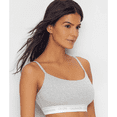 thumbnail image 3 of Calvin Klein GREY HEATHER CK One Cotton Unlined Bralette, US X-Large, 3 of 11