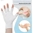 thumbnail image 5 of Duslogis 12 Pairs Black Fingerless Gloves for Women, Cotton Gloves for Dry Hands Sleeping, Fingerless Cotton Gloves Eczema for Sleeping, Overnight, Lotion & Spa Treatment Glove, 5 of 7