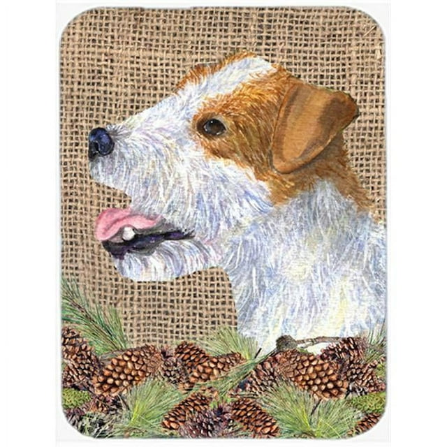 Carolines Treasures SS4093LCB Jack Russell Terrier Glass Cutting Board - Large